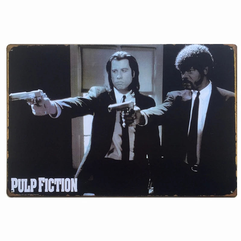Retro Movie Clip Tin Signs Plate Music Film Posters Art Cafe Bar Vintage Metal Painting Wall Plaque Home Decor 20x30cm A127