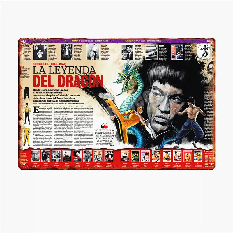 Retro Movie Clip Tin Signs Plate Music Film Posters Art Cafe Bar Vintage Metal Painting Wall Plaque Home Decor 20x30cm A127