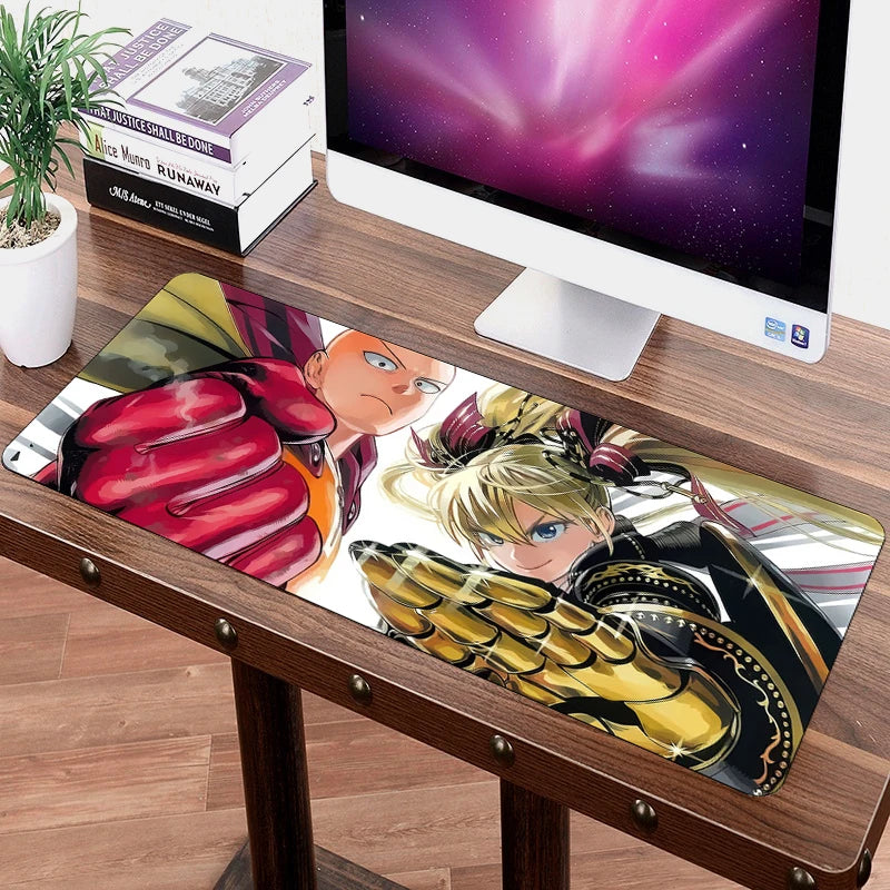 SIANCS 70x30cm Grande ONE PUNCH-MAN Mouse Pad XL Large Japanese Anime mousepad Gaming gamer Professional mouse mat Saitama Genos