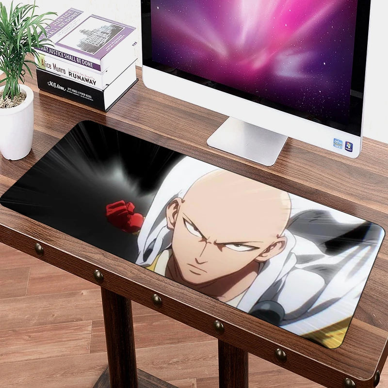 SIANCS 70x30cm Grande ONE PUNCH-MAN Mouse Pad XL Large Japanese Anime mousepad Gaming gamer Professional mouse mat Saitama Genos