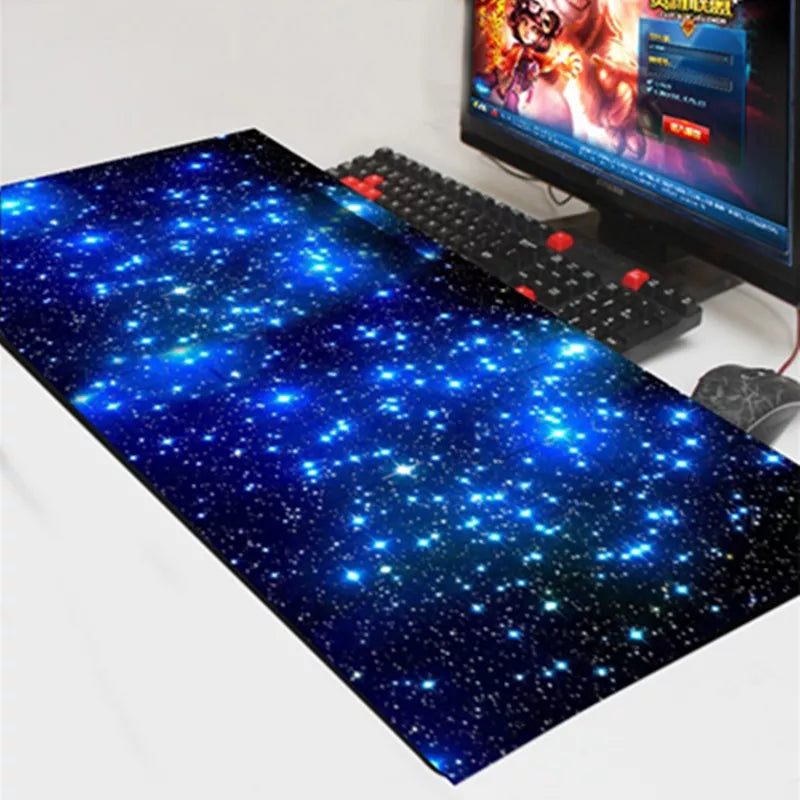 Locking Edge Mouse Pad Gaming Large Mousepad Mause Pad Mouse Mat Deskpad For Computer Desktop Keyboard