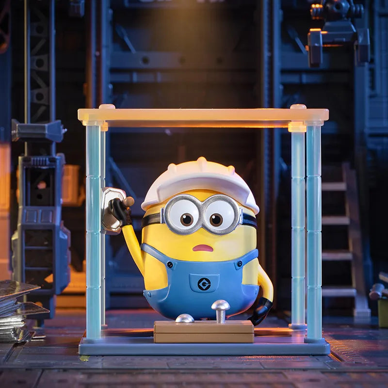 POP MART Minions At Work Series Mystery Box 1PC/9PCS POPMART Blind Box Cute Figure Birthday Gift Kid Toy