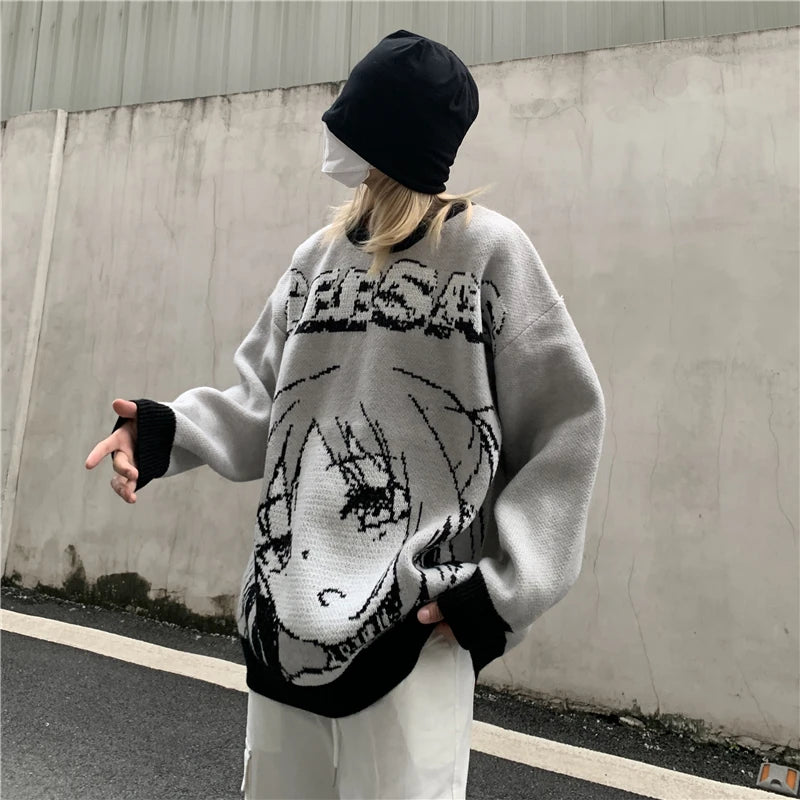 HARAJUKU ANIME OVERSIZED SWEATER