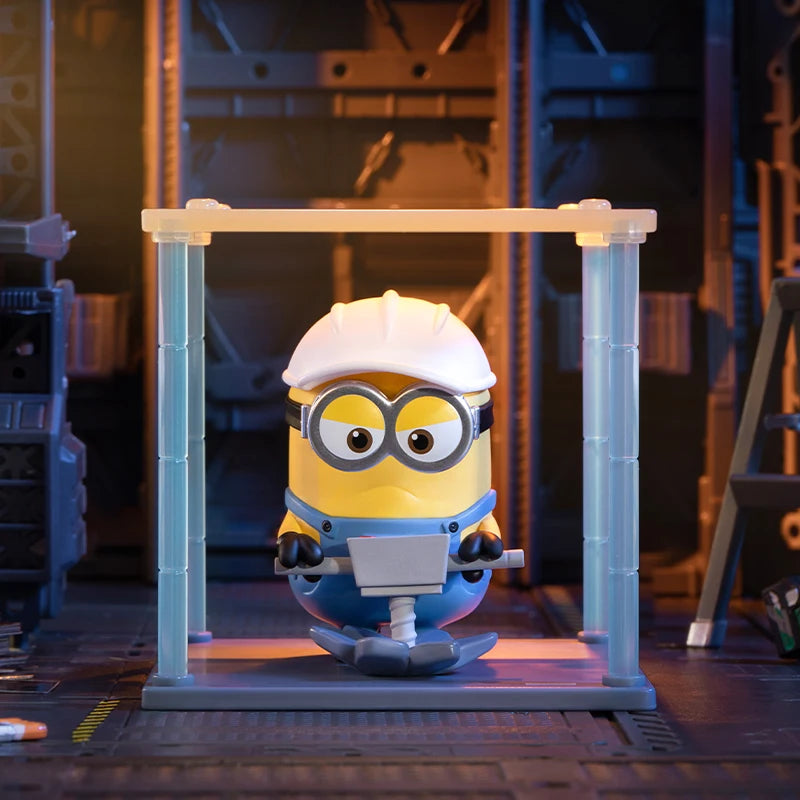 POP MART Minions At Work Series Mystery Box 1PC/9PCS POPMART Blind Box Cute Figure Birthday Gift Kid Toy