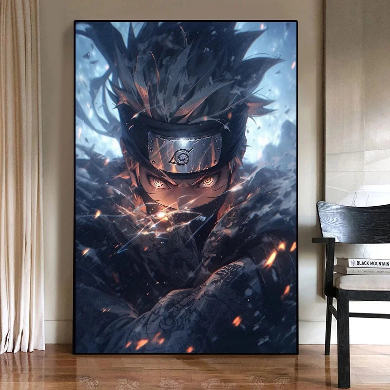 Japanese Classic Anime Uzumaki Naruto Namikaze Minato Art Posters Gaming Room Picture Home Living Room Decoration Birthday Gift