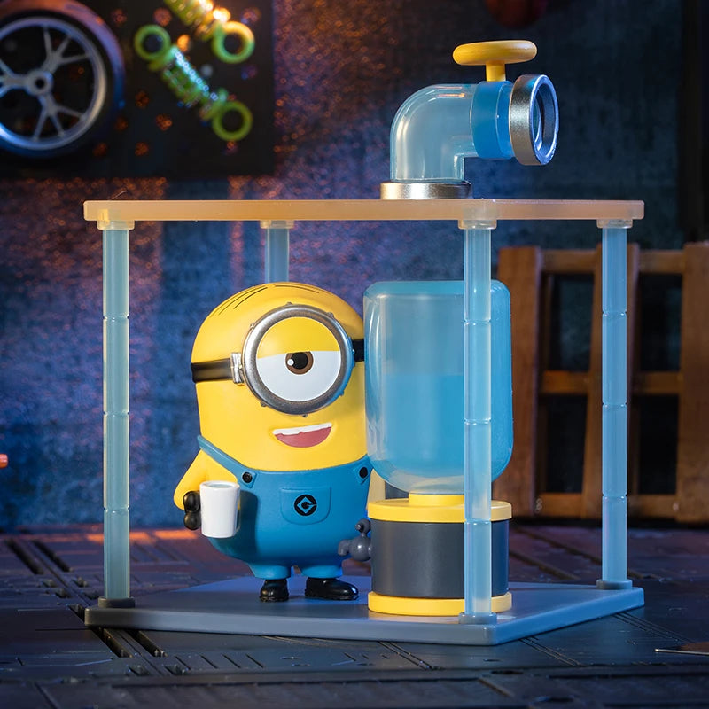 POP MART Minions At Work Series Mystery Box 1PC/9PCS POPMART Blind Box Cute Figure Birthday Gift Kid Toy
