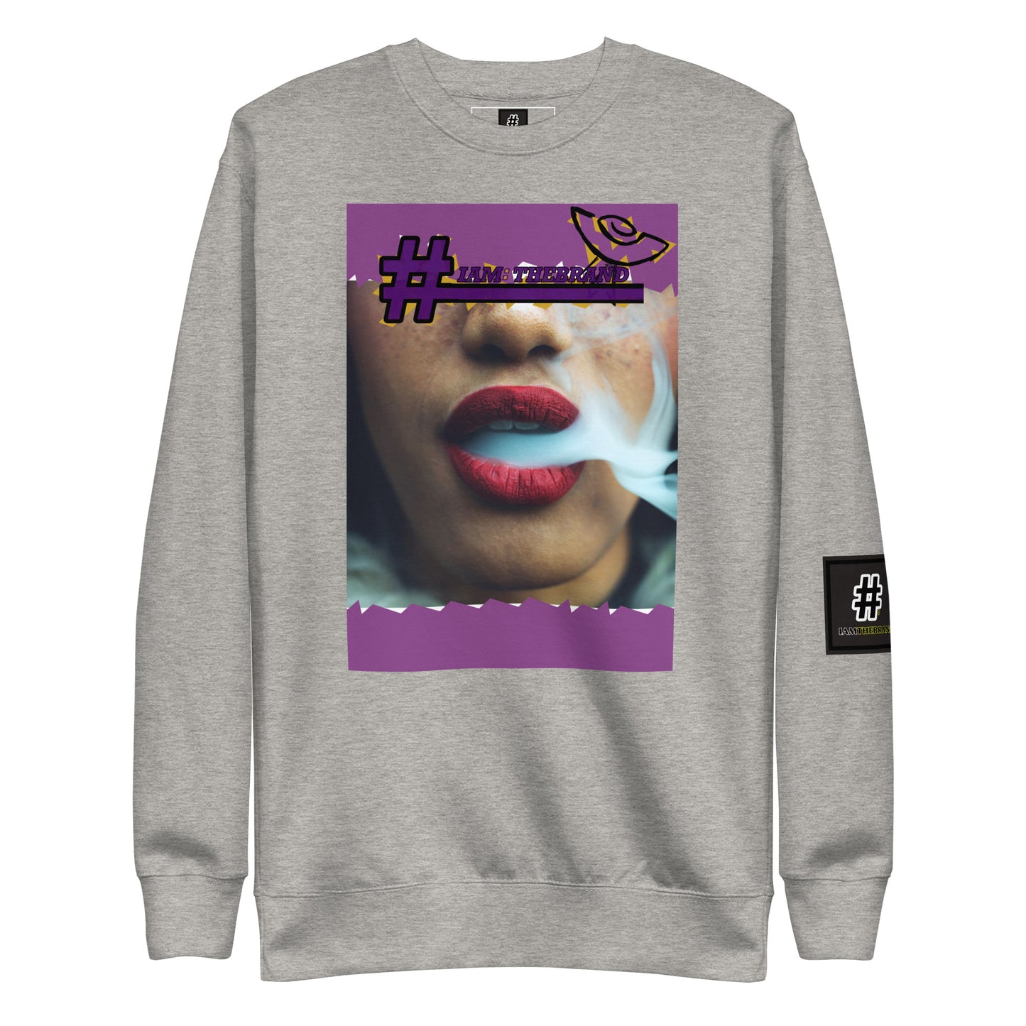 Black Girl Hippie Unisex Premium Sweatshirt