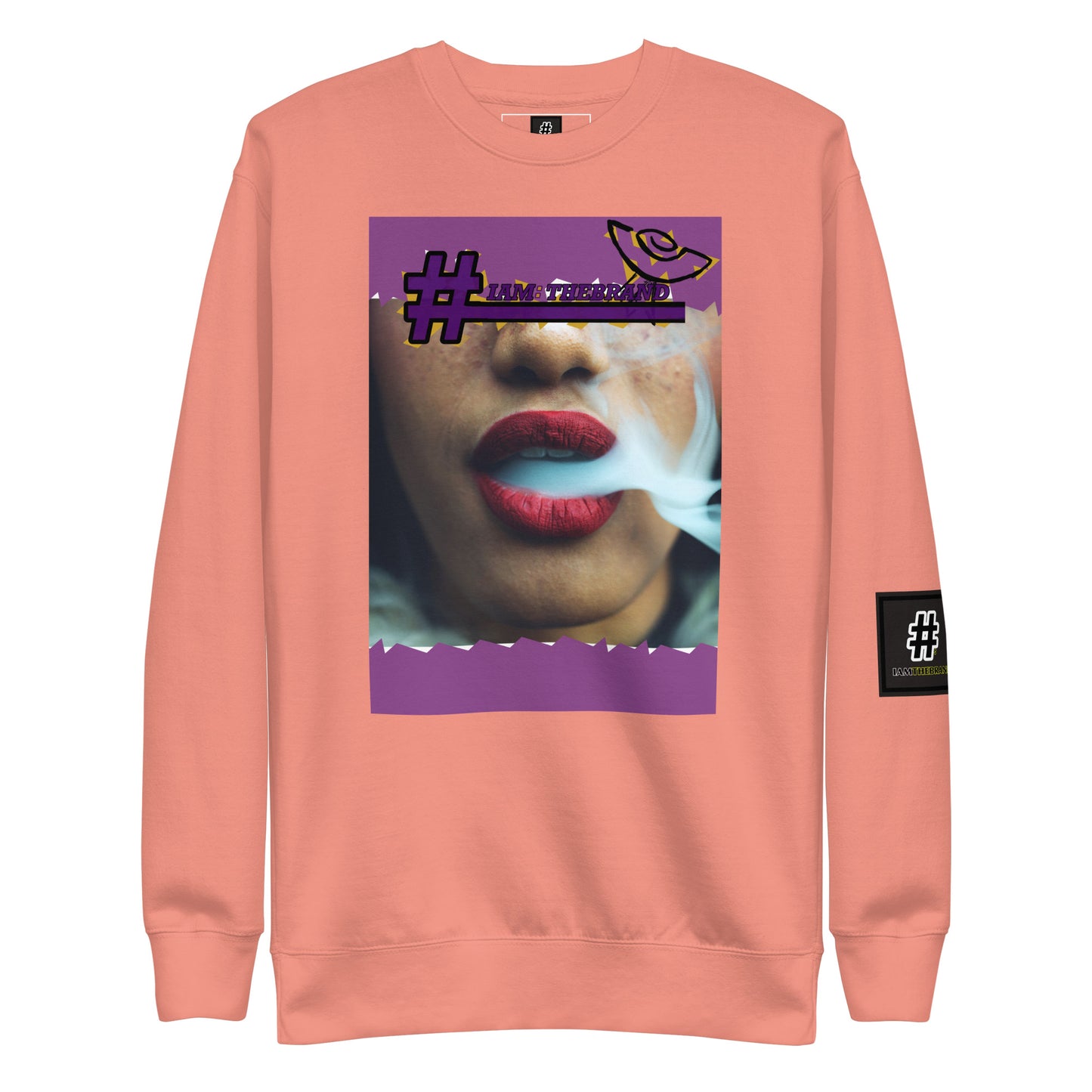 Black Girl Hippie Unisex Premium Sweatshirt