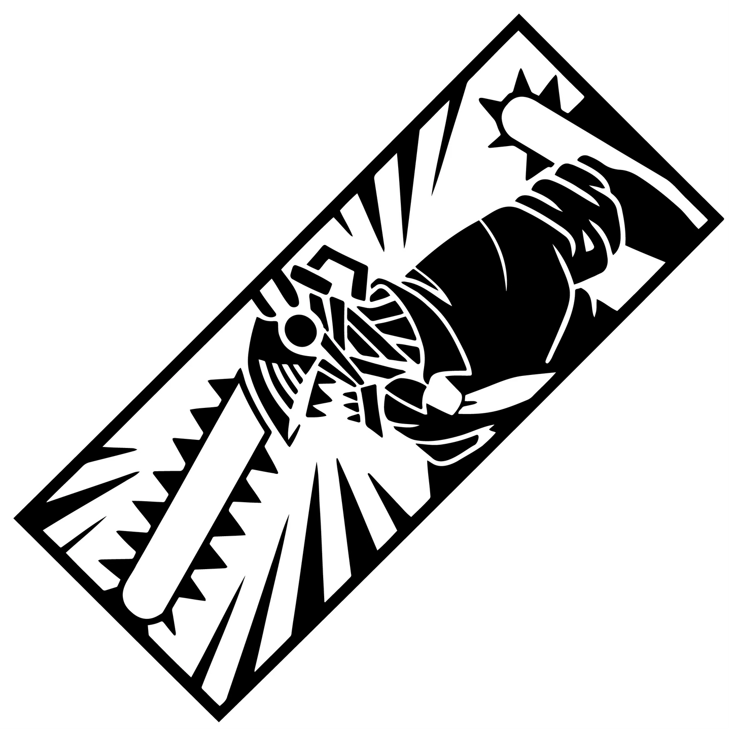 1Pcs CHAINSAWMAN Car Sticker The Window Auto Parts Decoration Laptop Computer Anime Stickers Vinyl Decals