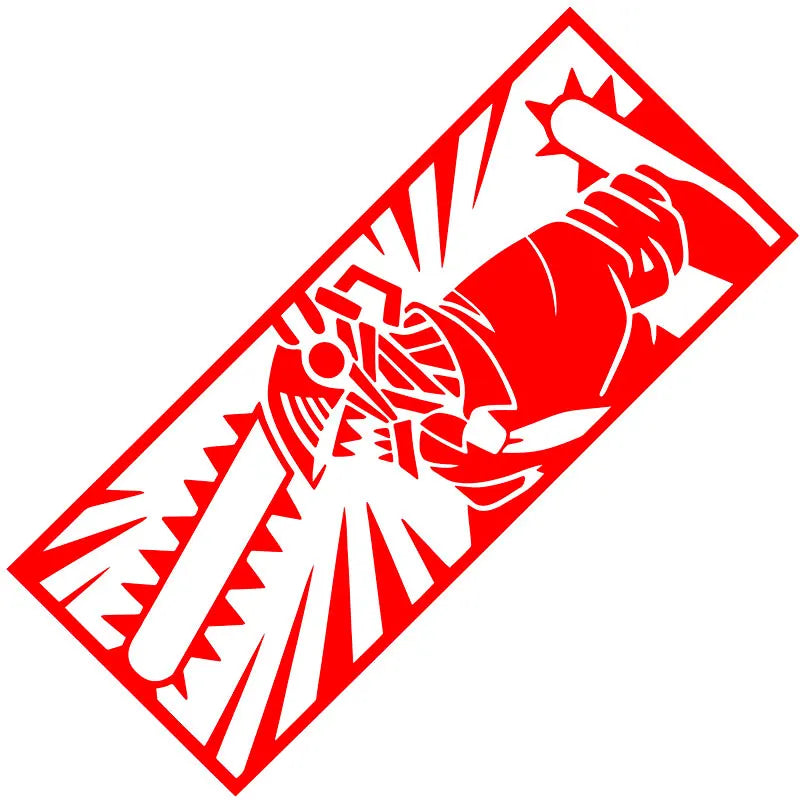 1Pcs CHAINSAWMAN Car Sticker The Window Auto Parts Decoration Laptop Computer Anime Stickers Vinyl Decals