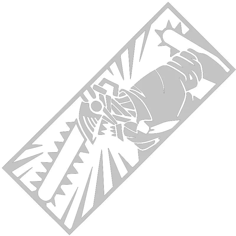 1Pcs CHAINSAWMAN Car Sticker The Window Auto Parts Decoration Laptop Computer Anime Stickers Vinyl Decals