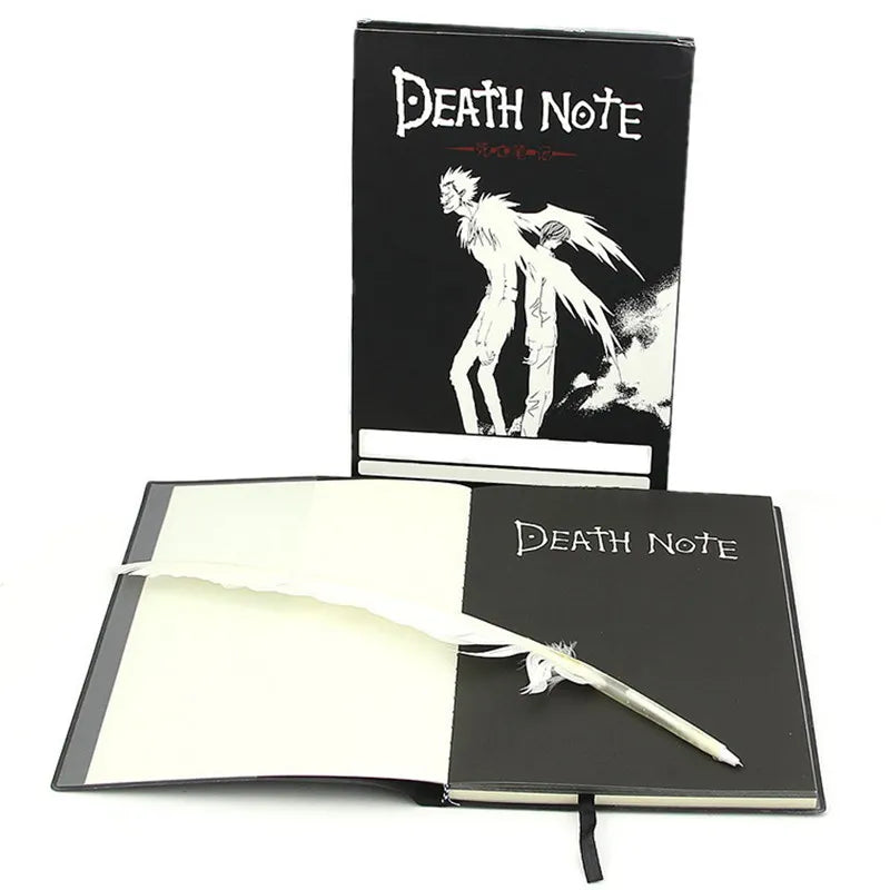 Anime Death Note Notebook Set Leather Journal Collectible Anime Theme Writing Journal