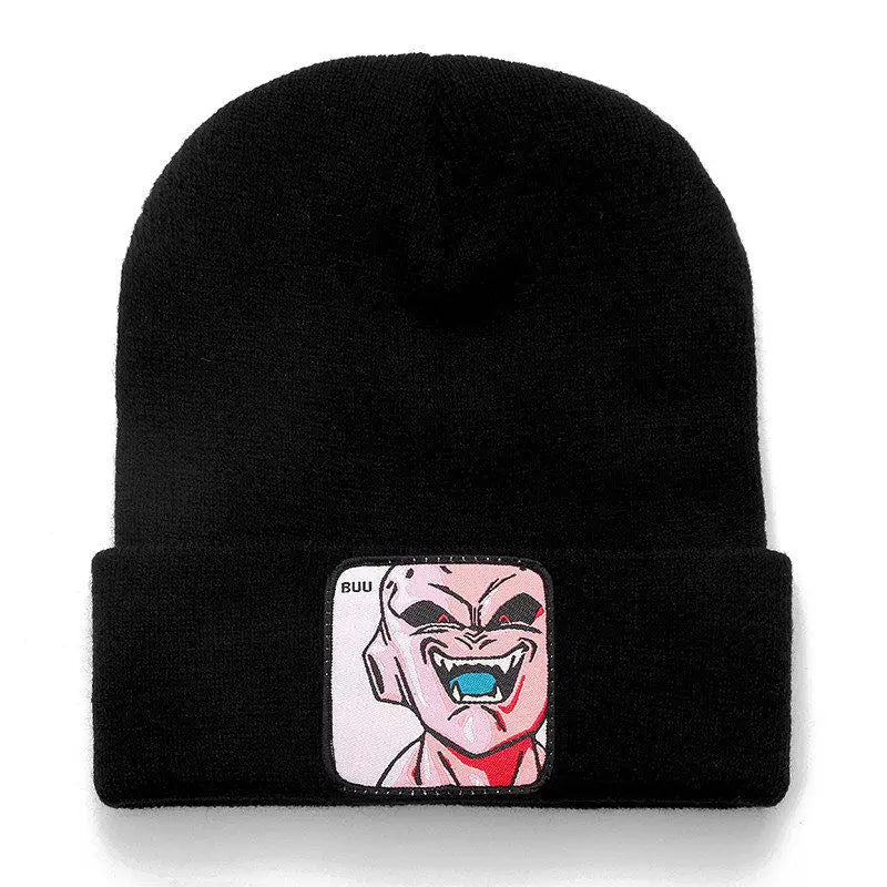 Anime Cartoon Beanie High Quality Cotton Beanies for Men Women Warm Knitted Winter Hat Fashion Solid Unisex Cap