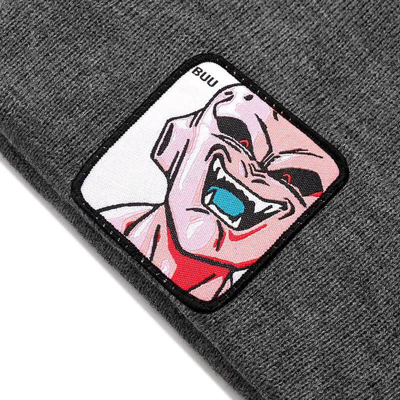 Anime Cartoon Beanie High Quality Cotton Beanies for Men Women Warm Knitted Winter Hat Fashion Solid Unisex Cap