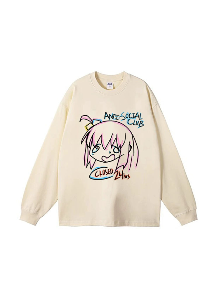 GRAPHIC ANIME SWEATSHIRT