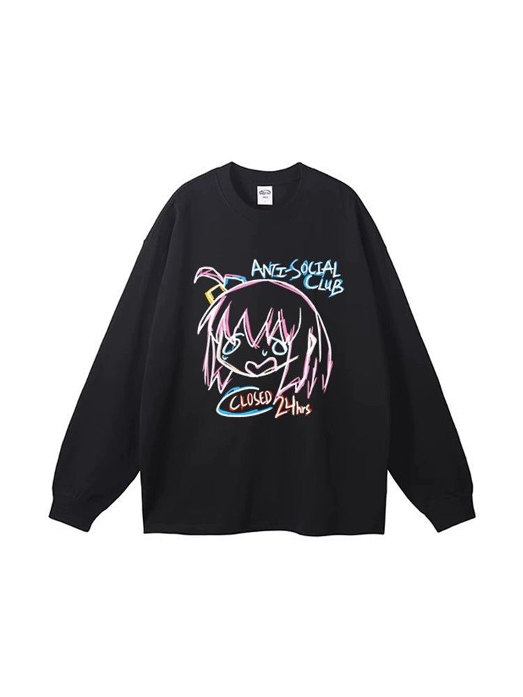 GRAPHIC ANIME SWEATSHIRT