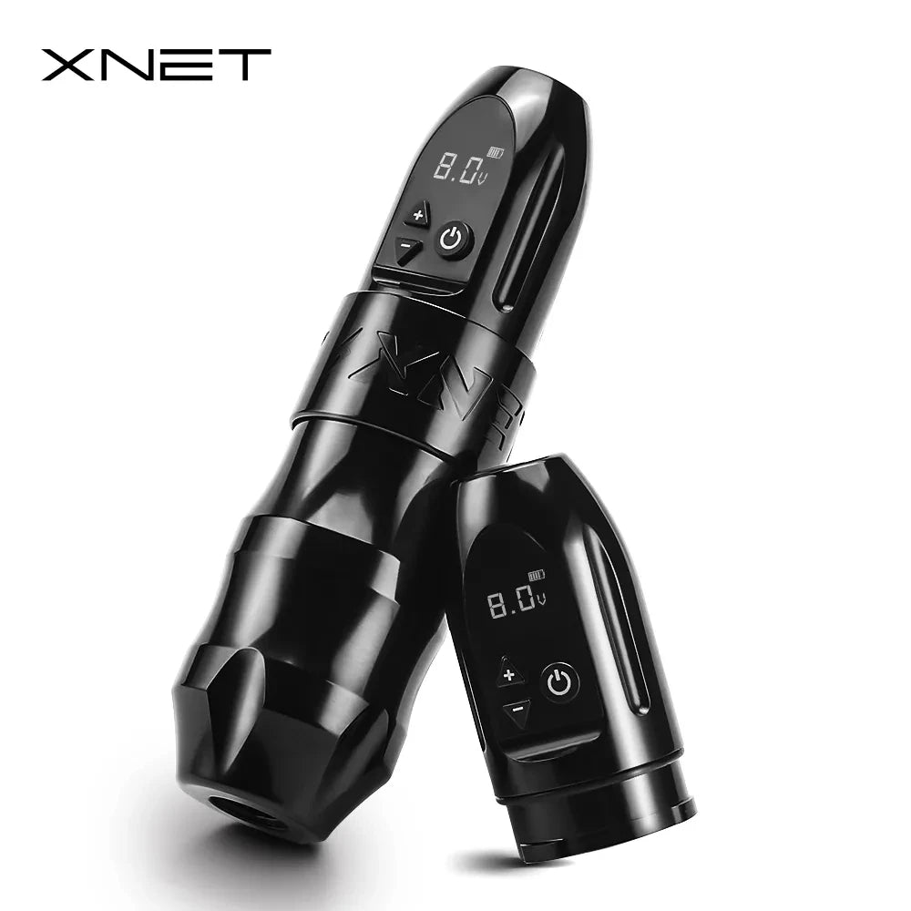 XNET Titan Wireless Tattoo Machine Battery Rotary Pen Strong Coreless Motor with LCD Digital Display for Tatto Artist Body