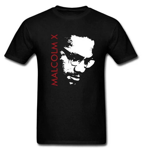 Malcolm X T shirt Black History Black Lives Matter black panthers Men Women tee euro size S~XXXL