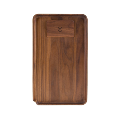 Marley Natural Black Walnut Rolling Tray